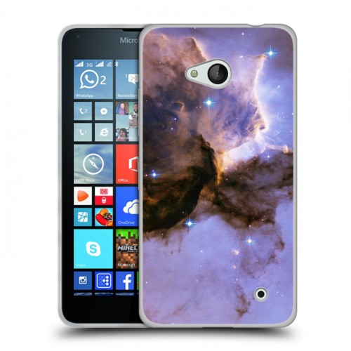 Дизайнерский пластиковый чехол для Microsoft Lumia 640 Млечный путь