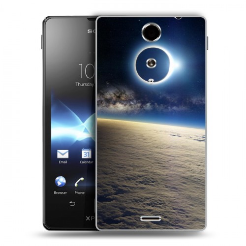 Дизайнерский пластиковый чехол для Sony Xperia TX Млечный путь