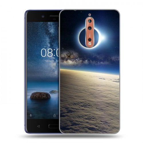 Дизайнерский пластиковый чехол для Nokia 8 Млечный путь