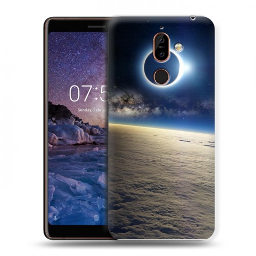 Дизайнерский пластиковый чехол для Nokia 7 Plus Млечный путь