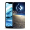 Дизайнерский пластиковый чехол для Nokia 5.1 Plus Млечный путь