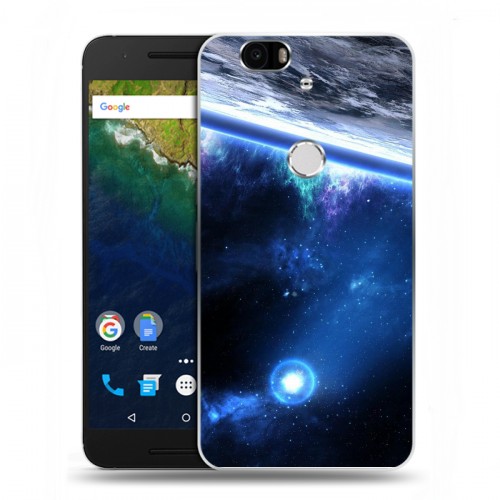 Дизайнерский силиконовый чехол для Google Huawei Nexus 6P Орбита