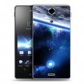 Дизайнерский пластиковый чехол для Sony Xperia TX Орбита