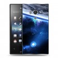 Дизайнерский пластиковый чехол для Sony Xperia acro S Орбита