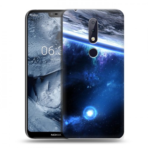 Дизайнерский пластиковый чехол для Nokia 6.1 Plus Орбита