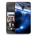 Дизайнерский пластиковый чехол для HTC Desire 700 Орбита