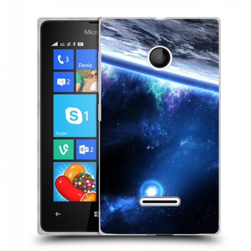 Дизайнерский пластиковый чехол для Microsoft Lumia 435 Орбита