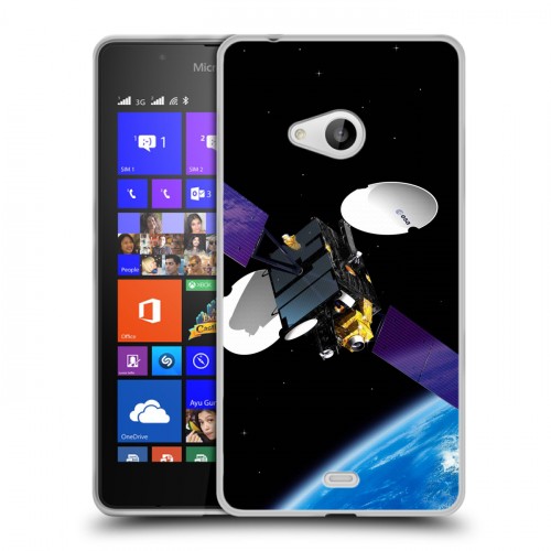 Дизайнерский пластиковый чехол для Microsoft Lumia 540 Орбита