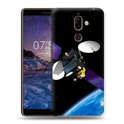 Дизайнерский пластиковый чехол для Nokia 7 Plus Орбита