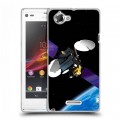 Дизайнерский пластиковый чехол для Sony Xperia L Орбита