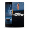 Дизайнерский пластиковый чехол для Nokia 8 Орбита