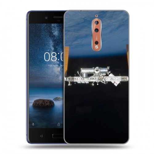 Дизайнерский пластиковый чехол для Nokia 8 Орбита