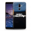 Дизайнерский пластиковый чехол для Nokia 7 Plus Орбита