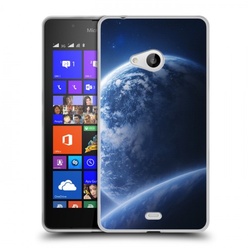 Дизайнерский пластиковый чехол для Microsoft Lumia 540 Орбита