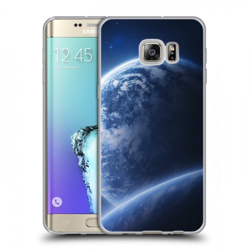 Дизайнерский пластиковый чехол для Samsung Galaxy S6 Edge Plus Орбита