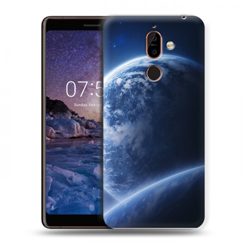 Дизайнерский пластиковый чехол для Nokia 7 Plus Орбита