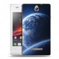 Дизайнерский пластиковый чехол для Sony Xperia E Орбита