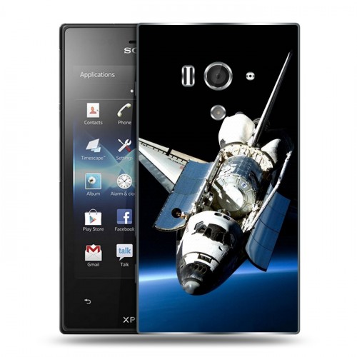 Дизайнерский пластиковый чехол для Sony Xperia acro S Орбита