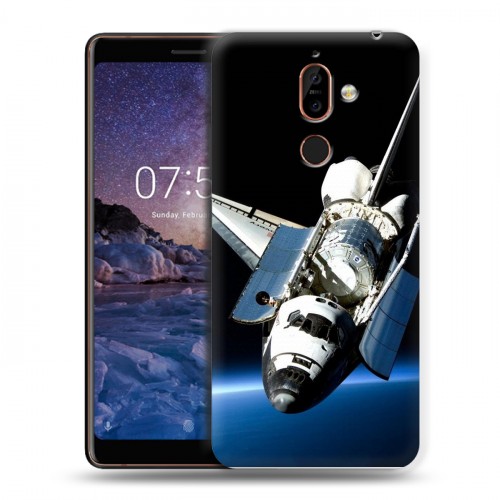 Дизайнерский пластиковый чехол для Nokia 7 Plus Орбита