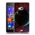 Дизайнерский пластиковый чехол для Microsoft Lumia 540 Планеты