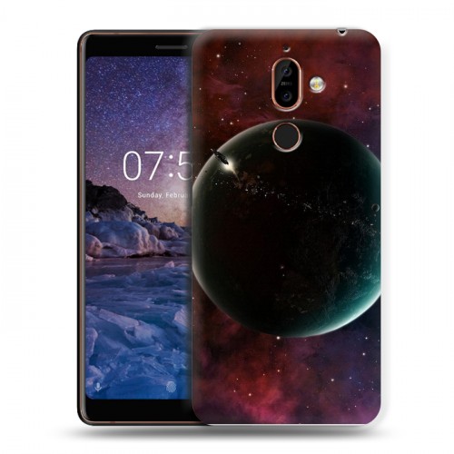 Дизайнерский пластиковый чехол для Nokia 7 Plus Планеты