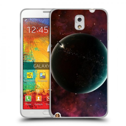 Дизайнерский пластиковый чехол для Samsung Galaxy Note 3 Планеты