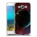 Дизайнерский пластиковый чехол для Samsung Galaxy E5 Планеты