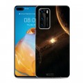 Дизайнерский пластиковый чехол для Huawei P40 Планеты