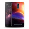 Дизайнерский силиконовый чехол для Homtom HT17 Планеты