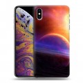 Дизайнерский силиконовый чехол для Iphone Xs Max Планеты