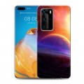 Дизайнерский пластиковый чехол для Huawei P40 Pro Планеты