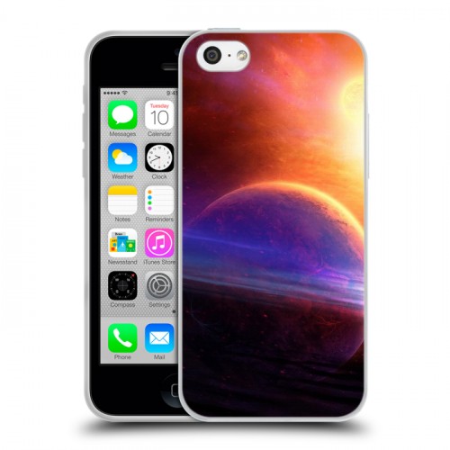 Дизайнерский пластиковый чехол для Iphone 5c Планеты