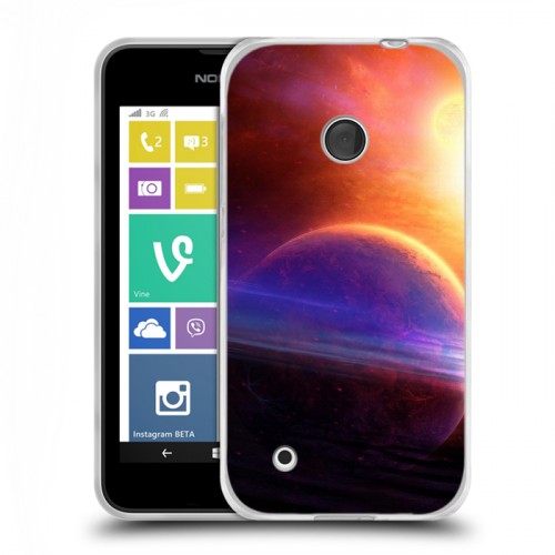 Дизайнерский пластиковый чехол для Nokia Lumia 530 Планеты