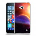 Дизайнерский пластиковый чехол для Microsoft Lumia 640 Планеты