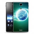 Дизайнерский пластиковый чехол для Sony Xperia TX Планеты