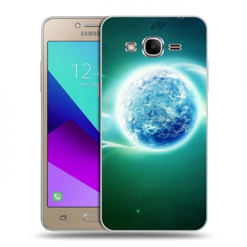 Дизайнерский силиконовый с усиленными углами чехол для Samsung Galaxy J2 Prime Планеты
