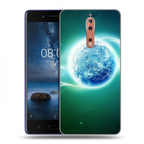 Дизайнерский пластиковый чехол для Nokia 8 Планеты