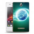 Дизайнерский пластиковый чехол для Sony Xperia E Планеты