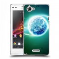 Дизайнерский пластиковый чехол для Sony Xperia L Планеты