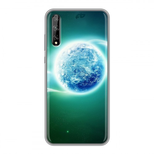 Дизайнерский силиконовый чехол для Huawei Y8p Планеты