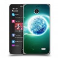 Дизайнерский пластиковый чехол для Nokia X Планеты