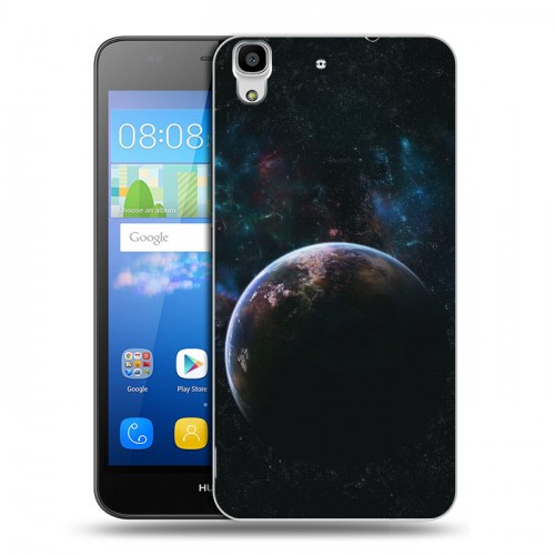 Дизайнерский пластиковый чехол для Huawei Y6 Планеты