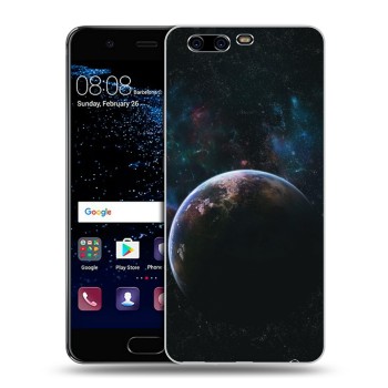 Дизайнерский силиконовый чехол для Huawei P10 Plus Планеты (на заказ)