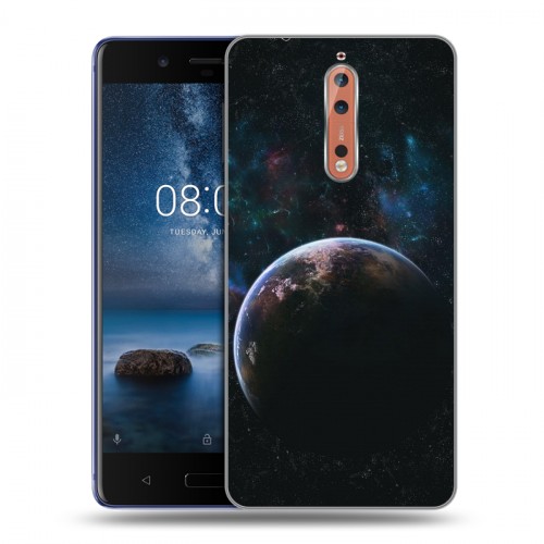 Дизайнерский пластиковый чехол для Nokia 8 Планеты