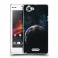 Дизайнерский пластиковый чехол для Sony Xperia L Планеты