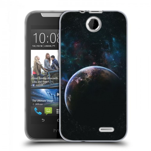 Дизайнерский силиконовый чехол для HTC Desire 310 Планеты