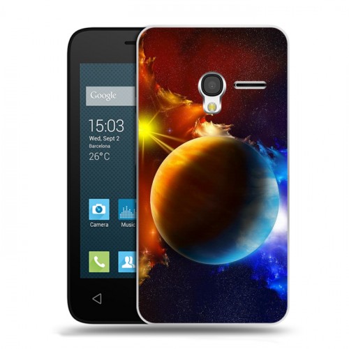 Дизайнерский пластиковый чехол для Alcatel One Touch Pixi 3 (4.5) Планеты