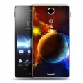 Дизайнерский пластиковый чехол для Sony Xperia TX Планеты