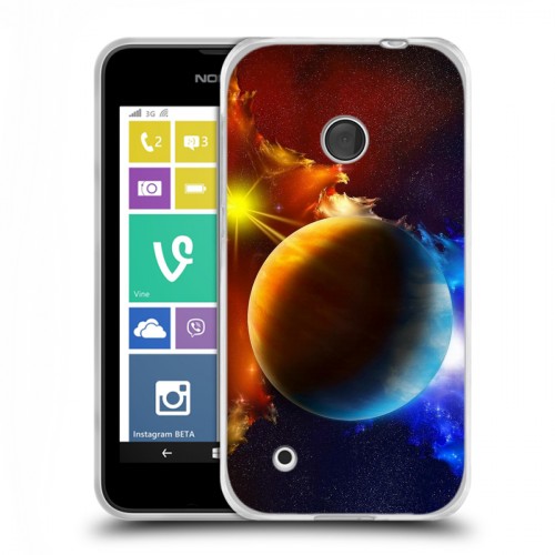 Дизайнерский пластиковый чехол для Nokia Lumia 530 Планеты