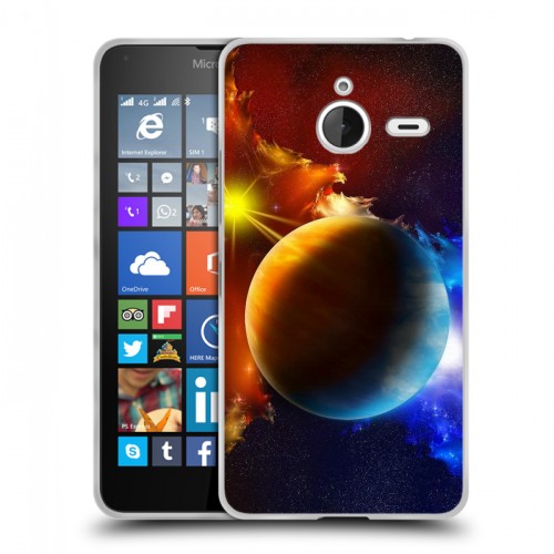 Дизайнерский пластиковый чехол для Microsoft Lumia 640 XL Планеты